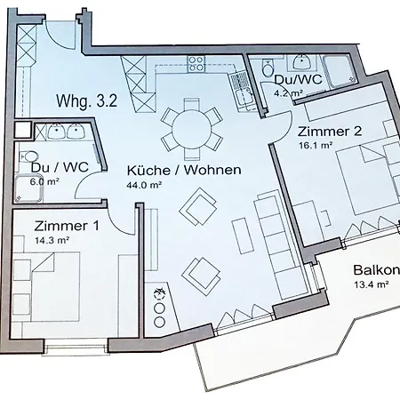 Boutique Grischuna Ii 1-4 Guests Apartment *